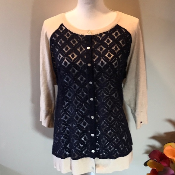 Charlotte Tarantola Sweaters - Charlotte~~. Lace Front Sweater~~💙